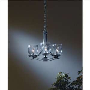  Berceau Three Light Chandelier Finish Black