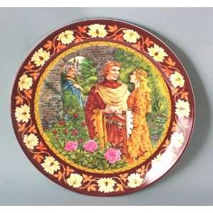   The Legend of King Arthur Lancelot and Guinevere plate