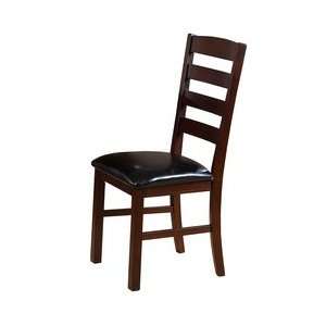  Set of 2 Rafferty Dining Chair in Dark Merlot Finish: Home 