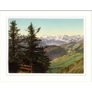  Stanserhorn view of Mount Titlis Unterwald Switzerland, c 