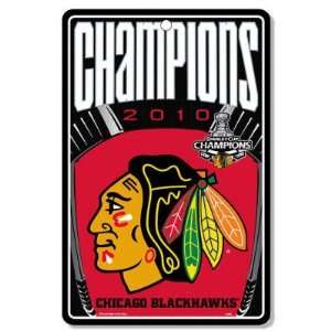  CHICAGO BLACKHAWKS 2010 STANLEY CUP CHAMPS SIGN: Sports 