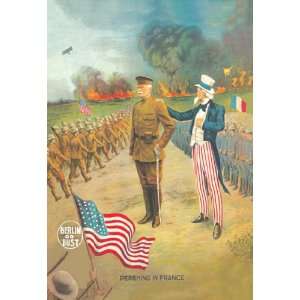  Pershing in France   Berlin or Bust 24X36 Giclee Paper 