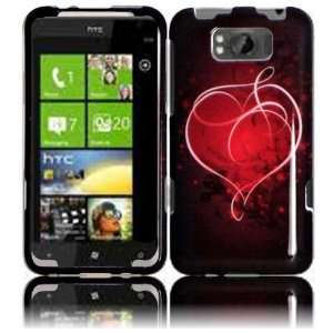  Heart On Stars Hard Case Cover for HTC Titan X310E Cell 