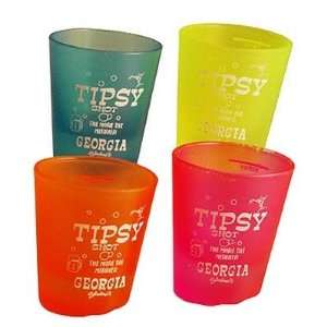  Shot Glass 2.25h X 2 W Tipsy 4 Assorted(pack Of 60) 