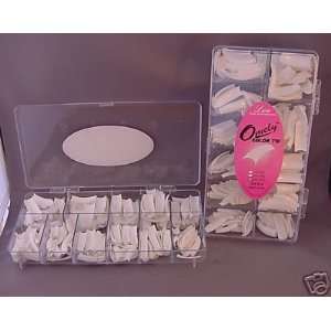  French Nail Tips 550 pcs White Made in USA 0 10 Free Glue 