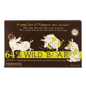 Wild Boar   Madagascar Single Origin Dark 64%   Pack of 3  