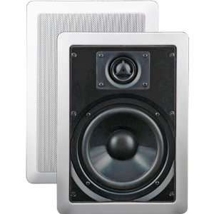  6.5 100 watt 2 way In wall Speakers   White: Electronics