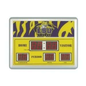 Scoreboard Clock Thermometer 14x19 ScoreBoard/Clock/Therm LSU   NCAA 
