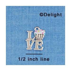  C4181 tlf   Love with Vanilla Cupcake   Silver Plated 