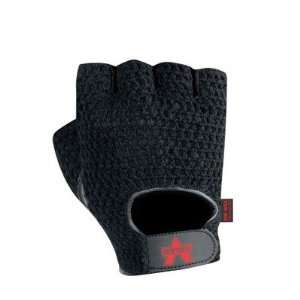 Valeo Inc V450 M Black Mesh Fingerless Anti Vibe Gloves With AV GEL 