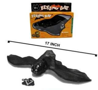 BATTERY OPPERATED FLYING BAT new halloween decor night scary haunted 