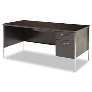   HON Mentor Series Single Right Pedestal Desk: Office Products