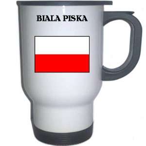  Poland   BIALA PISKA White Stainless Steel Mug 
