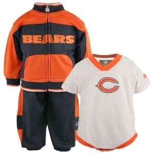   Chicago Bears Newborn Three piece Warm Up Suit