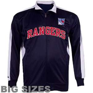   York Rangers Big & Tall Therma Base Track Jacket: Sports & Outdoors