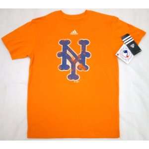 : MLB Adidas New York Mets Youth Large Size 14 16 T shirt Retro Logo 