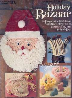 Holiday Bazaar, 28 crochet & knit patterns OOP  