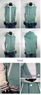 Mens New Varsity Hoodie Baseball Jacket Collection (Cotton/S,M,L,XL 