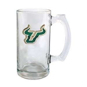  South Florida Bulls Beer Mug 3D Logo Glass Tankard 