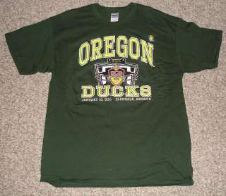 Oregon Ducks NCAA 2011 BCS Championship TShirt NWT L  