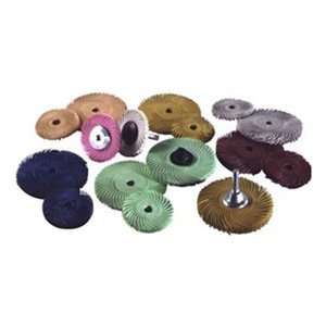  3 x 3/8 80 Grit Thin Radial Bristle Disc, Pack of 40 