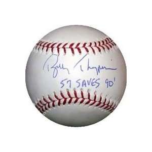  Bobby Thigpen Autographed/Hand Signed MLb Baseball with 57 