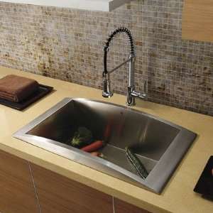  Vigo VG14032 Kitchen Sink   1 Bowl: Home Improvement
