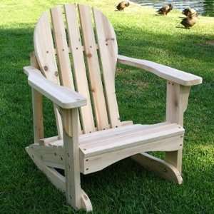  Cedarwood Captiva Kids Adirondack Rocker   Natural Patio 