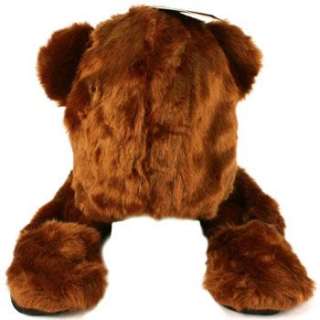   Fake Animal Fur Scarf Trapper Hat w Paw Gloves Mittens Bear  