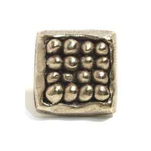  Emenee MK1132AMS, Knob, Organic Square, Antique Matte 