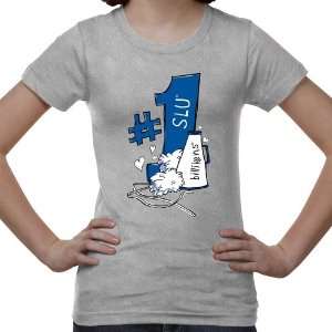  Saint Louis Billikens Youth #1 Fan T Shirt   Ash Sports 