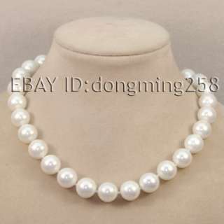 BEST BUY 14MM SHELL WHITE BLACK YELLOW PEARL NECKLACE 18,19, 20, 21 