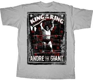 ANDRE THE GIANT T SHIRT King of the Ring (XL) Licensed NEW  