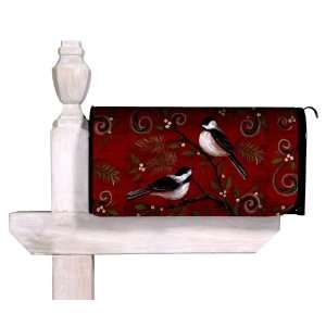  Evergreen Woodland Birds Magnetic Mailbox Cover Wrap: Home 