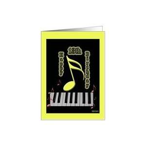 13th Birthday Piano Notes Card Toys & Games