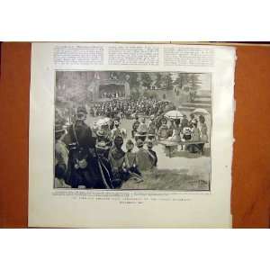  Theatre Gerardmer Vosges Mountains Old Print 1901