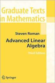   Linear Algebra, (0387728287), Steven Roman, Textbooks   