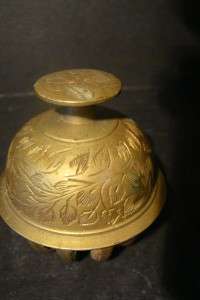 VINTAGE BRASS CLAW BELL  