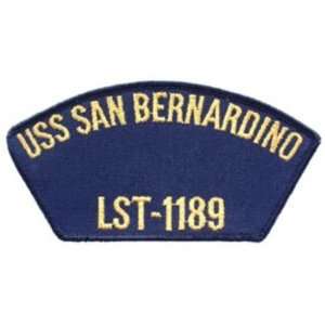  U.S. Navy USS San Bernardino LST 1189 Patch 2 1/4 x 4 