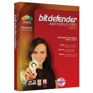  Bitdefender Antivirus 2011 3pc 1year Industry Leading 