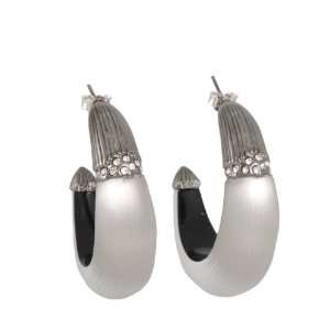  ALEXIS BITTAR  Leger Spring Hoop Earrings: Jewelry