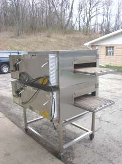 Lincoln 1116 Gas Pizza Conveyor Double Impinger Oven!  