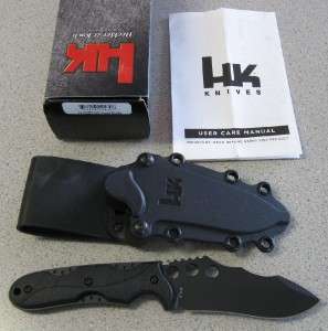 NEW Benchmade H&K 14100BT Tactical Fixed Blade & Sheath  