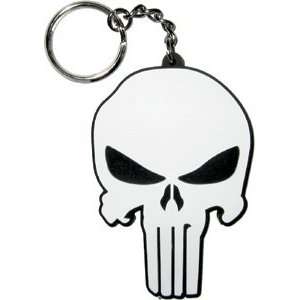 Marvel Comics The Punisher Skull Rubber Keychain 