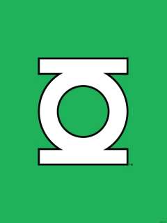 New GREEN LANTERN Logo Cloth Poster Flag   DC Comics  