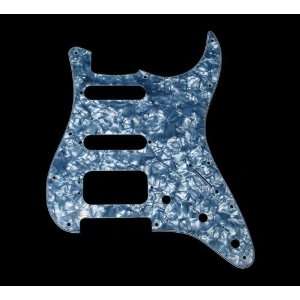   Deluxe Fat Strat H/S/S Pickguard (Black Pearl) Musical Instruments