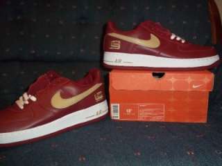 Nike Air Force 1 s Lebron James Cavs Colors. 10.5 size Brand New IN 