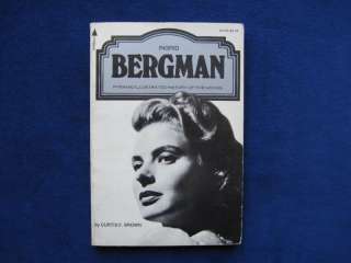 INGRID BERGMAN FILM BOOK SIGNED BY INGRID BERGMAN 1stEd  