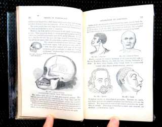 1877 antique PHRENOLOGY~PRACTICAL PHRENOLOGIST signed by Fowler 