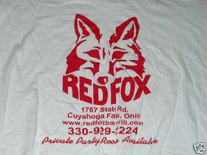 RED FOX BAR & GRILL T shirt XL Cuyahoga Falls OHIO  